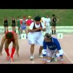 Paolo Villaggio, Gigi Reder e Anna Mazzamauro – Olimpiadi aziendali (dal film: Fantozzi subisce ancora)